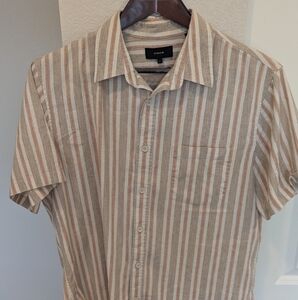 Vince Button Down Short Sleeve Casual Shirt